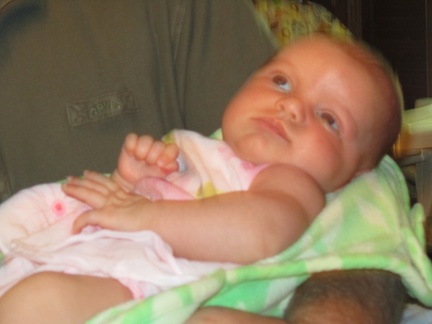 Greta with Granda Rathburn